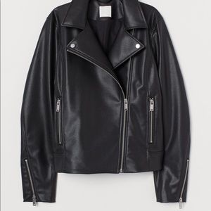 BLACK H&M BIKER JACKET